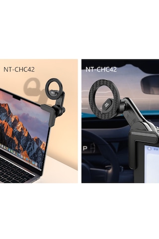 Nettech Nt-chc42 Magsafe Uyumlu Araç İçi Manyetik Telefon Tutucu Siyah