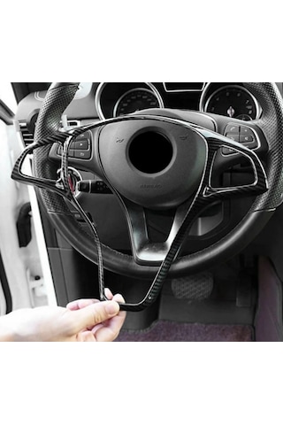 Dk Tuning Mercedes Benz Direksiyon Gerçek Karbon Fiber 3m Trim Ka