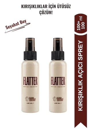 Flatter Kırışıklık Açıcı & Kumaş Bakım Spreyi 100ml X 2 2'li Set