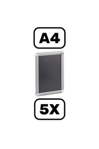 Cengo A4 Rondo Açılır Kapanır Çerçeve 21x30 5li Paket 21 x 30 CM