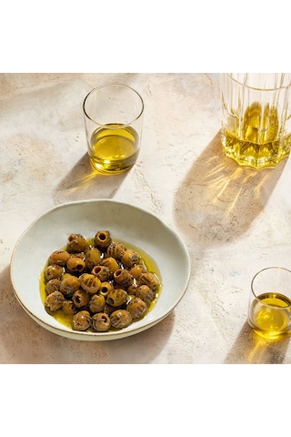 Kozoliv Izgara Baharatlı Çekirdeksiz Doğal Yeşil Zeytin 300 G