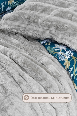 Elart Marsel Comfort Uyku Seti 220x240 Cm Gri Gri