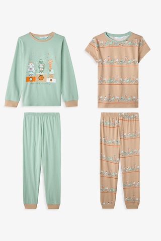 Penti Açık Yeşil Erkek Çocuk Turtle First Uzun Kollu Pamuklu Pijama Takımı