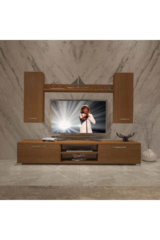 Decoraktiv Eko 7 Mdf Dvd Tv Ünitesi Tv Sehpası Ceviz