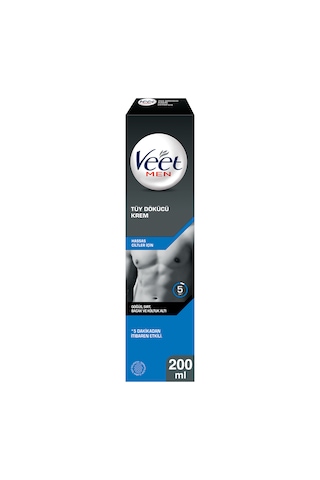 Veet Men Hassas Ciltler için Erkek Tüy Dökücü Krem 200 ML
