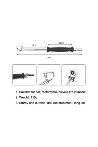 Ebitda Araba Lastiği Çift Uçlu Hava Nozulu, Dayanıklı Ve Kullanışlı, Küre Modeli