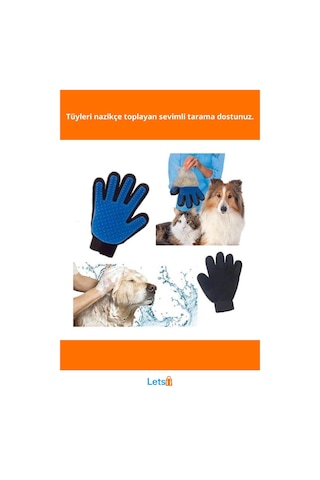 Kedi Köpek Tüy Toplama Eldiveni Pratik Ve Kullanışlı