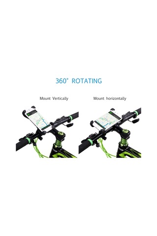 Geeksen Bisiklet Telefon Tutucu, 360 Derece Dönebilen, Ayarlanabilir Kollü, Yumuşak Lastik Yastıklar, Tüm Akıllı Telefonlar İçin Burç Desenli Diğer