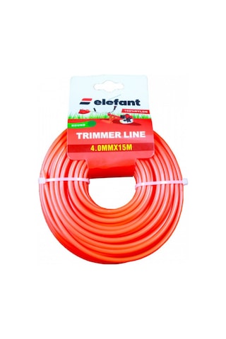 Tırpan Misinası Motorlu Tırpan Yuvarlak Misina 4mm X 15 Metre