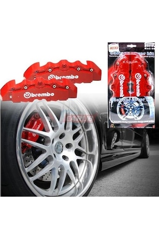 Brembo Kırmızı Renk Fren Disk Kaliper Kapağı 4'lü Set ..