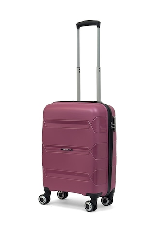 Lucas Polipropilen Kırılmaz Valiz, Kabin Boy Gül Kurusu