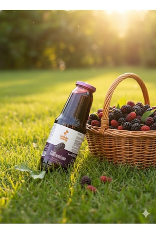Leblebi Çarşısı Taneli Karadut Şurubu 1400 G