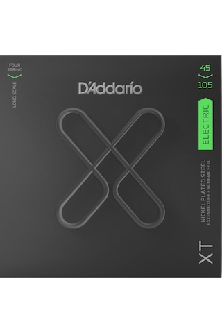 D'addario Xtb45105 Light Top/Medium Bottom / Long Scale Set Bas G