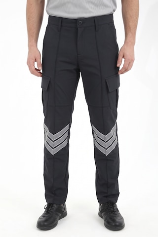 Silverman Unisex Füme Reflektörlü Güvenlik Pantolonu Kargo Cepli Su İtici