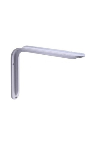 Beşel Raf Altı Konsol L Demiri Ayağı Beyaz 11 x 14 CM 2 Adet + Vida (BA301)