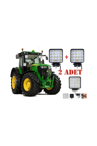 Traktör Led Kabin Lamba 16 Ledli 2 Adet