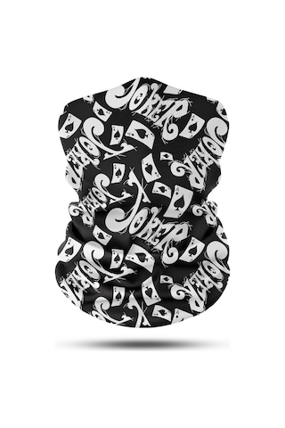 Motosıklet Bandana-boyunluk Crt-864 Siyah - Beyaz