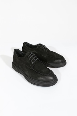 Dgn 969 Erkek Loafer Ayakkabi Siyah Süet