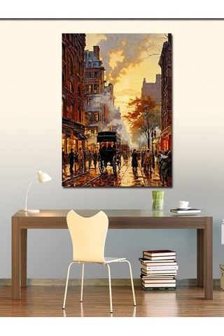 Kanvas Tablo Geçmişteki Bir Şehir 70cmx100cm