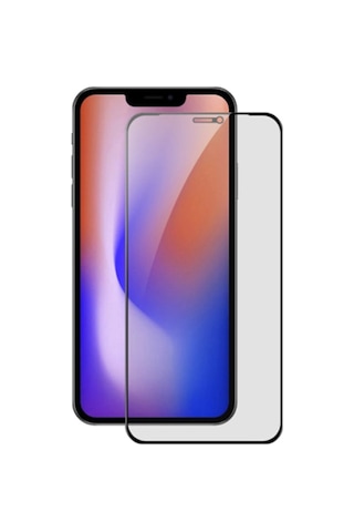 Ally Apple Uyumlu   iPhone 12 6.1 3D Full Privacy Gizlilik Cam Ekran Koruyucu Siyah