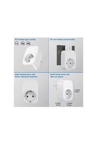 Tekli Yüksek Voltaj Korumalı Duvar Prizi 2x Type-c 1x Usb Çıkışlı Priz Grup Priz Çoğaltıcı Siyah Diger