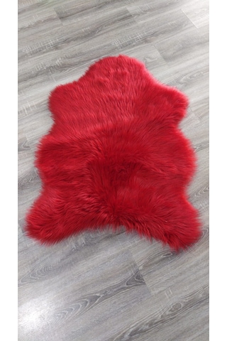 Giz Home Uzun Tüylü Post Halı 150x200 -kırmızı Kırmızı