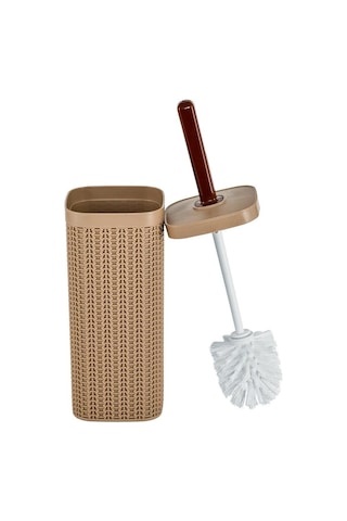 Rattan Wc Klozet Temizleme Fırçası - Antrasit Çok Renkli
