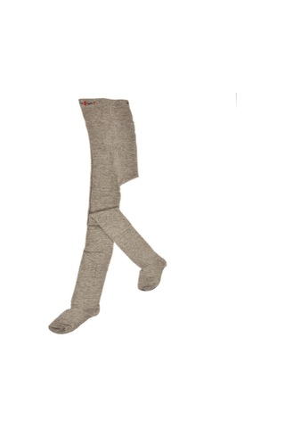 DESIGN PAMUKLU KÜLOTLU ÇORAP - 5 YAŞ-Gri