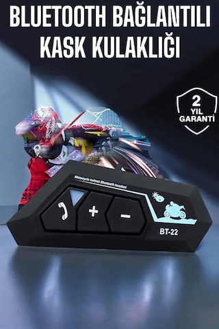 Kask Kulaklık Bluetooth Motosiklet Kulaklık Intercom Su Geçirmez 38284949