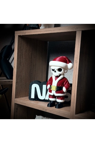 Kuru Kafa Noel Baba Özel Seri Kırmızı Özel Seri Koleksiyon Ürünü Oyuncak Figür