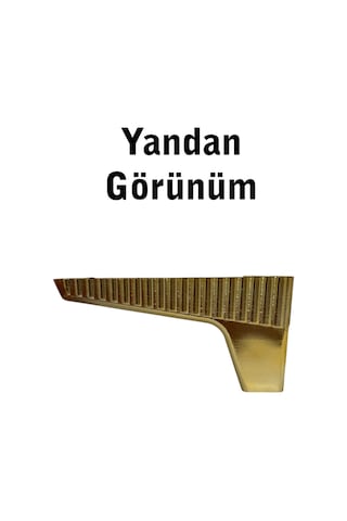 Homdep Kanepe Koltuk Tv Ünitesi Konsol Yükseltme Zenit Model Plastik Ayak 10 Cm Gold Renk 8 Adet Gold