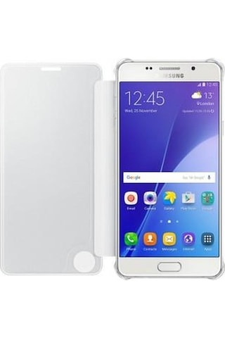 Galaxy A5 2016 A510f İle Uyumlu Clear View Cover Gri Ef-za510csegww