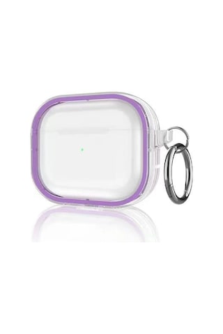 Movenchy Airpods Uyumlu Pro 2 2.nesil Shiny Şeffaf Kılıf Semeglbl - 8 - Mor