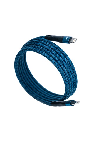 Bmlc-02 Mavi Manyetik 1,5 M Hızlı Şarj Kablosu Type-c - Lightning, 3 A