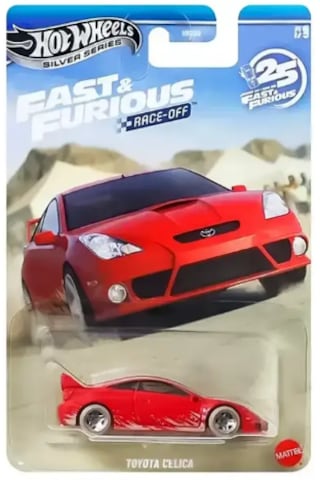 Hot Wheels Silver Series Fast & Furious Race Off Toyota Celica - Hnr88-jkx15 Hot Wheels Silver Series Fast & Furious Race Off Toyota Celica - Hnr88-jkx15