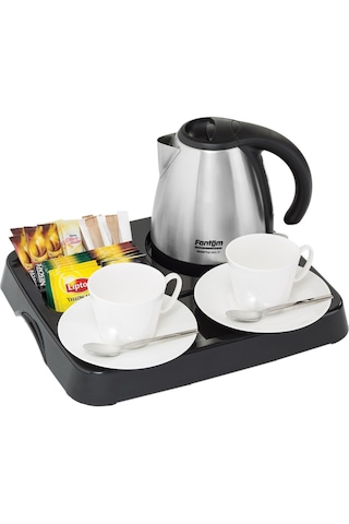 Fantom Pro Kettle Kt2400 Profesyonel Çelik Su Isıtıcısı 1.2 Lt Otel Tipi Gizli Rezistans