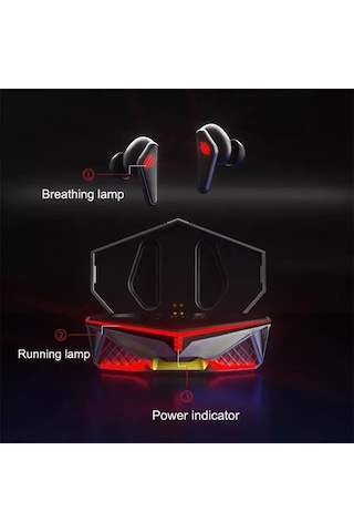 K98 Bluetooth 5.1 LED'li Kablosuz Gamer Kulaklık RGB
