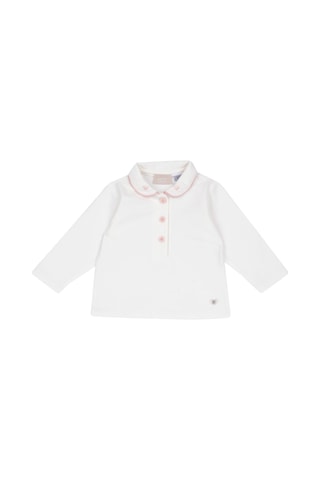 Chicco İşlemeli Polo Gömlek 09100187000000 000030 Beyaz