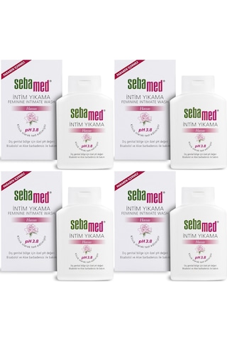 Sebamed İntim Likit 200ml Genital Bölge Temizleyici 4 Lü Set