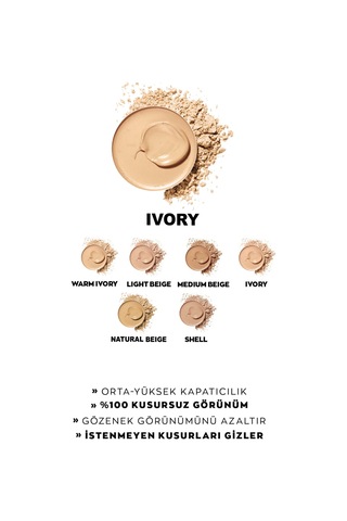 Avon Ideal Flawless Pata Krem Fondöten Ivory