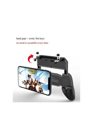 Kilifone - Telefon Oyun Aparatı W10 Mobil Game Controller Oyun Aparat Konsolu - Şeffaf - T6203