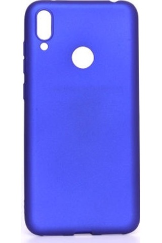 Huawei Y7 Prime 2019 Kılıf Esnek Yapılı İnce Slim Silikon Kapak Ryc/premier Lacivert