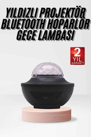 Çok Renkli Projektör Lamba Disko Topu Gece Lambası Kablosuz Çok Renkli