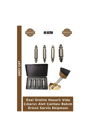 Özel Üretim Hasarlı Vida Çıkarıcı Alet Çantası Bakım Ürünü Servis Ekipmanı