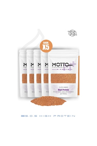 Motto Plus Professional Acil Kurtarma Saç Proteini Saç Boyama Ve Renk Açma İşlemlerinde Yıpranmaya Karşı Etkili Formül 250gr