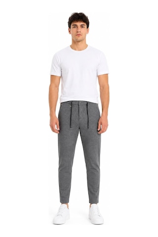 Hzr Wear Erkek Jogger Pantolon Esnek Kumaş Likralı Slim Fit Bağcıklı Antrasit