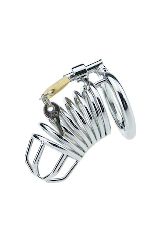 Odins Shop Kilitli Çelik Penis Kafesi