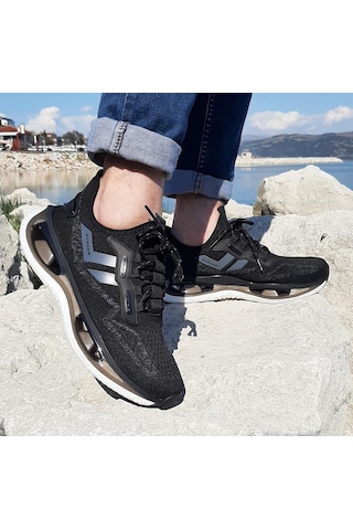 Dunlop 2357-2356 Siyah Air Yumuşak Taban Erkek Spor Ayakkabı Siyah