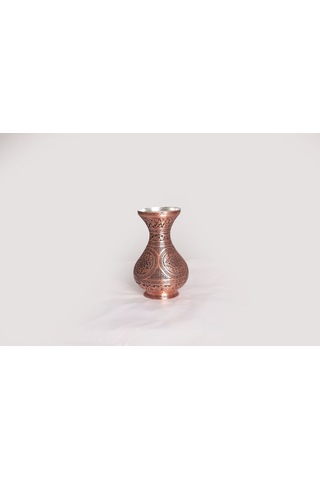 Bakır Vazo İşlemeli