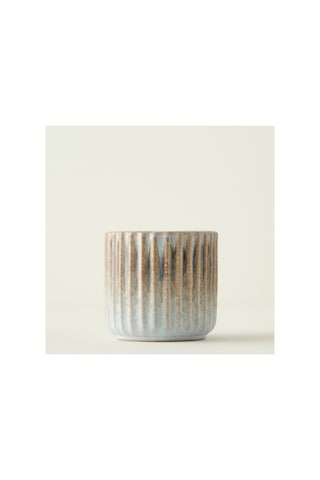 Bella Maison Lavea Seramik Saksı Gri 13x13x12 Cm